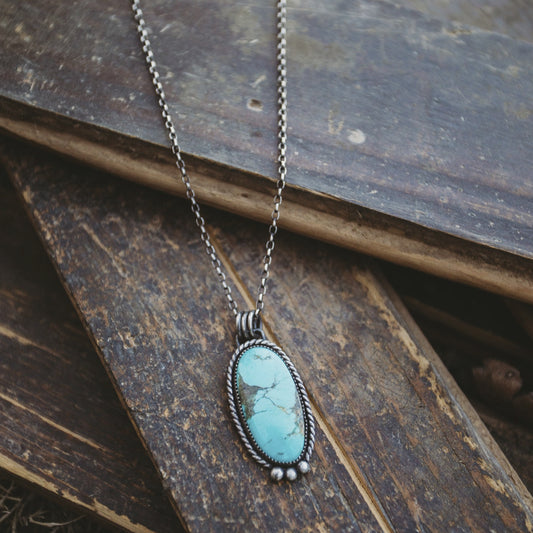 Turquoise Pendant on Chain